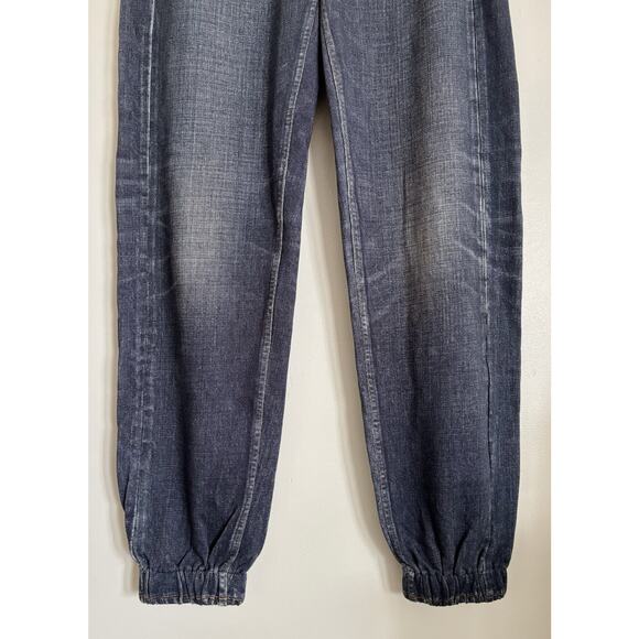 Dark Wash Rag & Bone Miramar Denim Print Jogger Jeans XS - Picture 3 of 8
